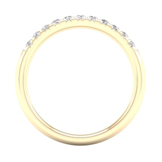 10K Solid Gold 1/ CT. T.W. Lab-Grown Diamond Anniversary Band