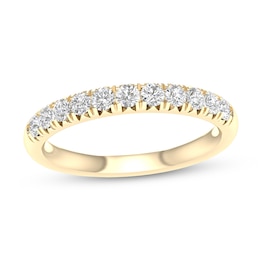 ​​​​​​​​​​​​​​​​​​​​​10K Solid Gold 1/2 CT. T.W. Lab-Grown Diamond Anniversary Band