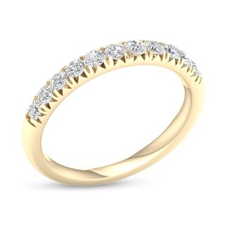 10K Solid Gold 1/ CT. T.W. Lab-Grown Diamond Anniversary Band