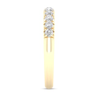 10K Solid Gold 1/ CT. T.W. Lab-Grown Diamond Anniversary Band