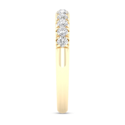 10K Solid Gold 1/ CT. T.W. Lab-Grown Diamond Anniversary Band