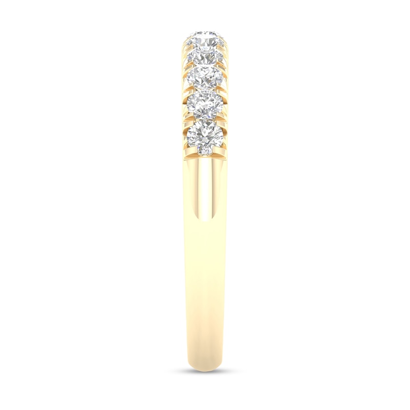 ​​​​​​​​​​​​​​​​​​​​​10K Solid Gold 1/2 CT. T.W. Lab-Created Diamond Anniversary Band