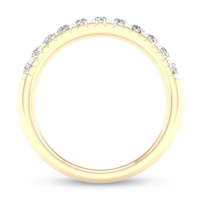 10K Solid Gold 1/ CT. T.W. Lab-Grown Diamond Anniversary Band