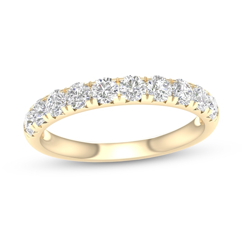10K Solid Gold 1 CT. T.W. Lab-Created Diamond Anniversary Band
