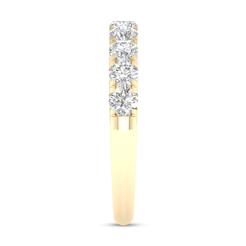 Main Image 3 of ​​​​​​​​​​​​​​​​​​​​​10K Solid Gold 1 CT. T.W. Lab-Grown Diamond Anniversary Band