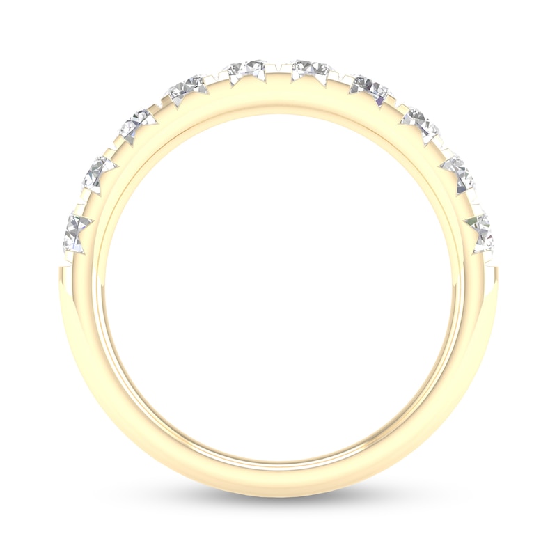 10K Solid Gold 1 CT. T.W. Lab-Created Diamond Anniversary Band