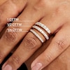 Thumbnail Image 5 of ​​​​​​​​​​​​​​​​​​​​​10K Solid Gold 1 CT. T.W. Lab-Grown Diamond Anniversary Band