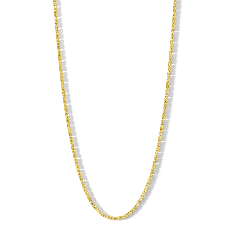 ​​​​​​​10K Hollow Gold Byzantine Chain - 20"