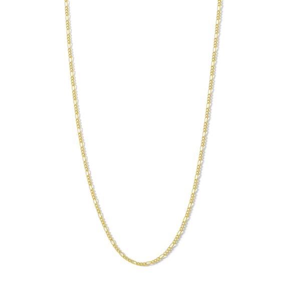 ​​​​​​​10K Hollow Gold Figaro Chain - 20"