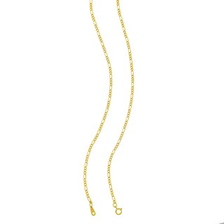 ​​​​​​​10K Hollow Gold Figaro Chain - 20"