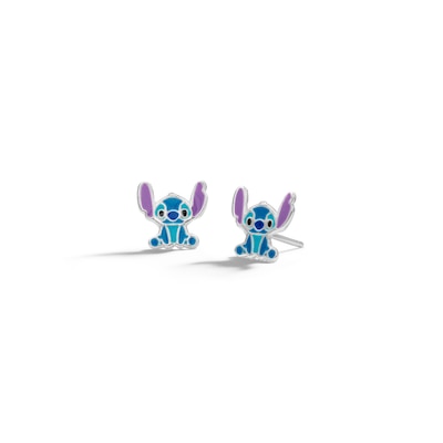 Child's Sterling Silver Enamel ©Disney Stitch Studs