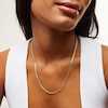 Thumbnail Image 2 of ​​​​​​​10K Hollow Gold Tight Curb Chain - 20"