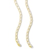 Thumbnail Image 3 of ​​​​​​​10K Hollow Gold Woven Link Chain - 22"