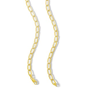 ​​​​​​​10K Hollow Gold Woven Link Chain - 22"