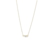 Thumbnail Image 1 of 10K Solid Gold CZ Three Hearts Pendant - 17" + 1"