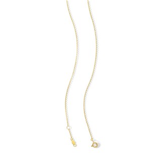 10K Solid Gold CZ Three Hearts Pendant - 17" + 1"