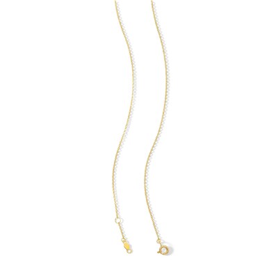 10K Solid Gold CZ Three Hearts Pendant - 17" + 1"