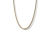 Thumbnail Image 1 of 10K Hollow Gold Diamond-Cut Franco Chain Made in Italy - 22"