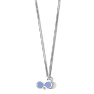 Child's 10K Gold Plated CZ Double Heart Locket