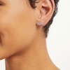 Thumbnail Image 1 of ​​​​​​​Sterling Silver CZ LOVE Studs