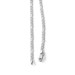Sterling Silver Diamond Cut Figarucci Chain Made in Italy