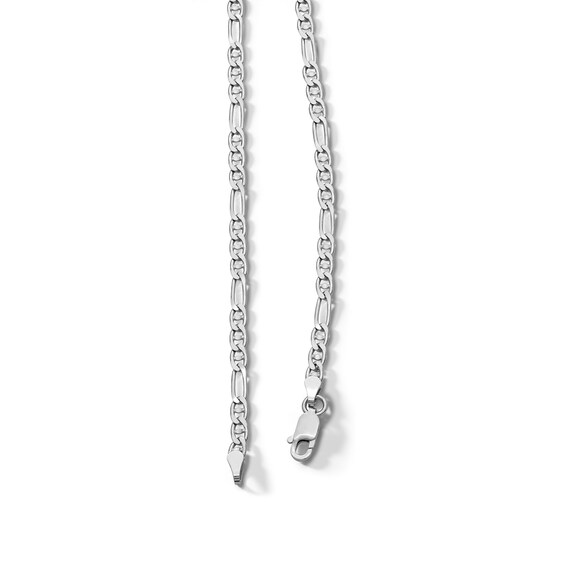 Sterling Silver Diamond Cut Figarucci Chain Made in Italy