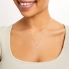 Thumbnail Image 2 of 10K Solid Gold CZ F Initial Charm