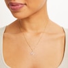 Thumbnail Image 2 of 10K Solid Gold CZ H Initial Charm