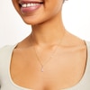 Thumbnail Image 2 of 10K Solid Gold CZ L Initial Charm