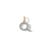 Thumbnail Image 1 of 10K Solid Gold CZ Q Initial Charm