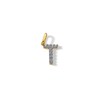 Thumbnail Image 1 of 10K Solid Gold CZ T Initial Charm