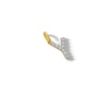 10K Solid Gold CZ Y Initial Charm