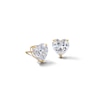 Thumbnail Image 0 of 10K Solid Gold CZ Heart Studs