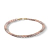 Thumbnail Image 0 of 10K Solid Gold CZ Multi-Color Mesh Bracelet - 7.5