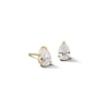 Thumbnail Image 0 of 10K Solid Gold CZ Pear Studs