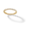 Thumbnail Image 1 of 10K Solid Gold CZ Heart Eternity Band Ring - Size 7