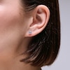Thumbnail Image 2 of Stainless Steel CZ 5mm Piercing Studs - XL Posts