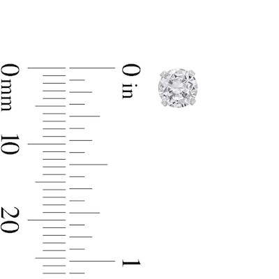 Stainless Steel CZ 5mm Piercing Studs - XL Posts