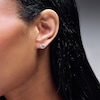 Thumbnail Image 2 of ​​​​​​​14K Solid Gold CZ 6mm Piercing Studs