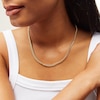 Thumbnail Image 2 of 10K Hollow Gold Curb Chain Made in Italy - 20"