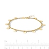 Thumbnail Image 1 of 10K Gold Bonded Disk Rolo Chain Anklet - 10"