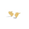 Thumbnail Image 1 of Child's 10K Solid Gold Double Heart Studs