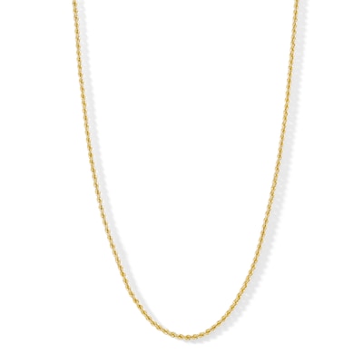 ​​​​​​​Child's 14K Hollow Gold Rope Chain -15"