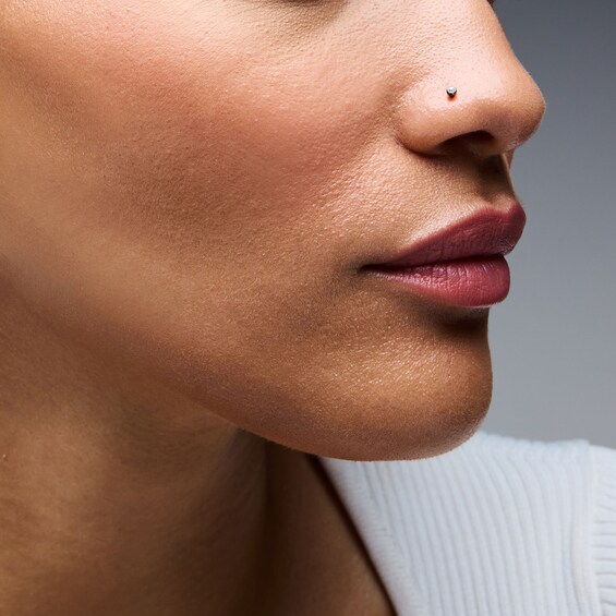 Titanium CZ 3mm Piercing Stud