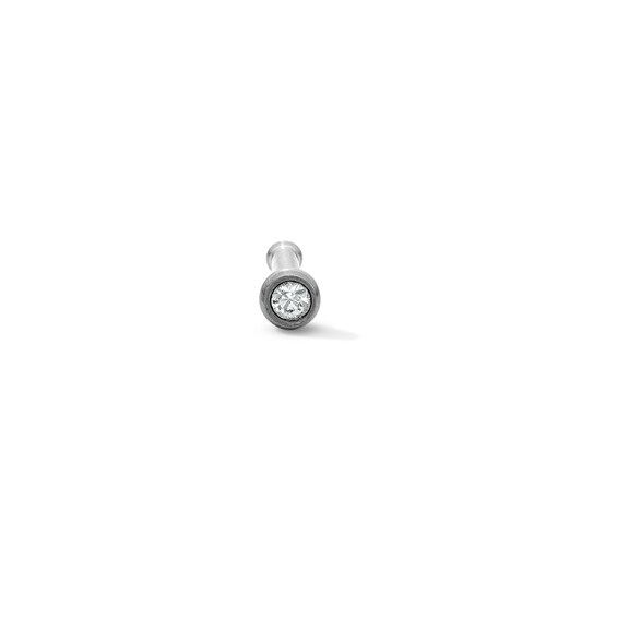 Titanium CZ 3mm Piercing Stud