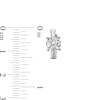 Thumbnail Image 3 of Sterling Silver CZ Solitaire Stone Huggies