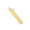 Thumbnail Image 0 of 10K Solid Gold Engravable Bar Charm