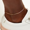 Thumbnail Image 2 of 10K Solid Gold Forzentina Chain Anklet - 9" + 1"
