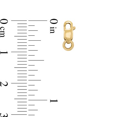 14K Solid Gold Lobster Clasp (1 Piece