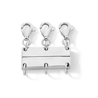 Sterling Silver Magnetic Clasp Necklace Connector